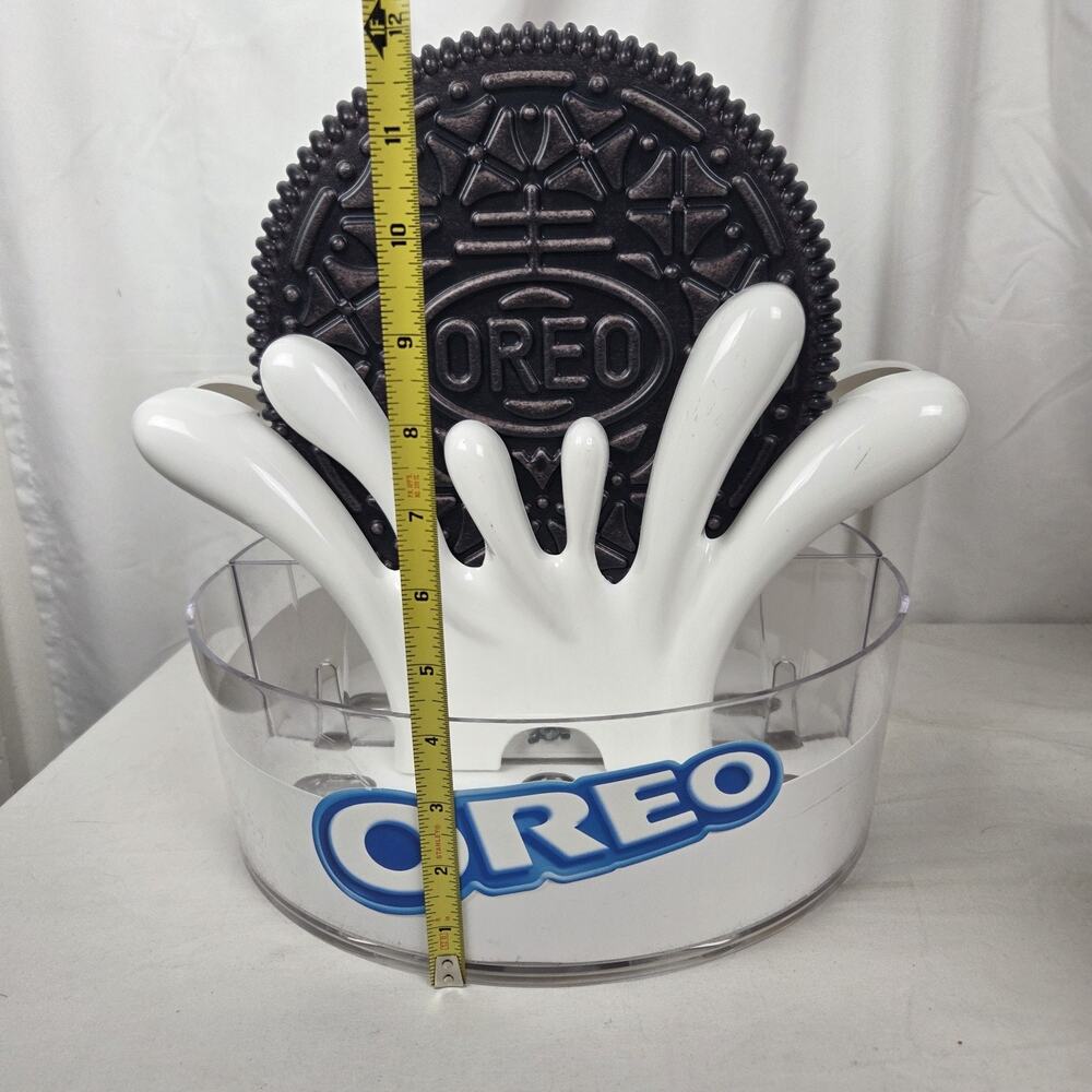Oreo Cookie Retail Display Shelf Case 2 Sided Nabisco 3D Milk Splash Advertising - Picture 2 of 16